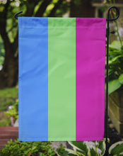 Load image into Gallery viewer, Polisexual Pride Garden Flag – LGBTQ+ Inclusive Outdoor Yard Decor