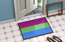 Load image into Gallery viewer, Polisexual Pride Doormat - 24x36 Decorative Floor Mat – Indoor/Outdoor Rug with Artistic Flair