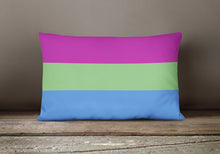 Load image into Gallery viewer, Polisexual Pride Canvas Fabric Decorative Pillow