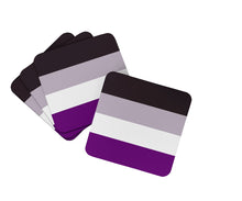 Load image into Gallery viewer, Asexual Pride Foam Coaster