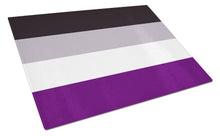 Load image into Gallery viewer, Asexual Pride Glass Cutting Boards – Durable, Decorative Kitchen Art Large