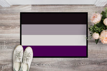 Load image into Gallery viewer, Asexual Pride Doormat - 18x27 Decorative Floor Mat – Indoor/Outdoor Rug with Artistic Flair
