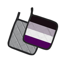 Load image into Gallery viewer, Asexual Pride Pot Holders - Set of 2 - Heat-Resistant Kitchen Essentials