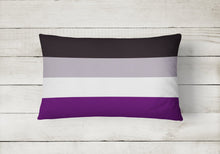 Load image into Gallery viewer, Asexual Pride Canvas Fabric Decorative Pillow