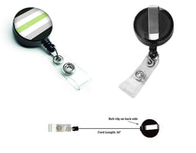 Load image into Gallery viewer, Agender Pride Retractable Badge Reel