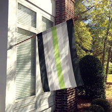 Load image into Gallery viewer, Agender Pride Flag Canvas House Size