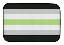 Load image into Gallery viewer, Agender Pride Dish Drying Mat – Absorbent, Artistic Kitchen Essentials