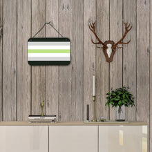 Load image into Gallery viewer, Agender Pride Wall or Door Hanging Prints
