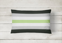 Load image into Gallery viewer, Agender Pride Canvas Fabric Decorative Pillow