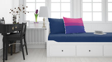 Load image into Gallery viewer, Bisexual Pride Fabric Standard Pillowcase – Artistic Decorative Front, White Back
