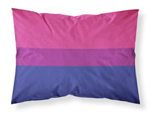 Load image into Gallery viewer, Bisexual Pride Fabric Standard Pillowcase – Artistic Decorative Front, White Back