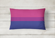 Load image into Gallery viewer, Bisexual Pride Canvas Fabric Decorative Pillow