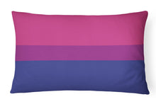 Load image into Gallery viewer, Bisexual Pride Canvas Fabric Decorative Pillow