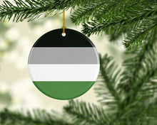 Load image into Gallery viewer, Androphilia Pride Ceramic Ornament