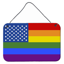 Load image into Gallery viewer, USA Gay Pride Wall or Door Hanging Prints