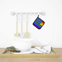 Load image into Gallery viewer, USA Gay Pride Pot Holders - Set of 2 - Heat-Resistant Kitchen Essentials
