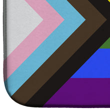 Load image into Gallery viewer, Gay Pride Progress Pride Dish Drying Mat – Absorbent, Artistic Kitchen Essentials