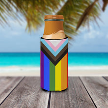 Load image into Gallery viewer, Gay Pride Progress Pride  Hugger for slim cans