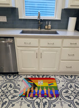 Load image into Gallery viewer, Gay Pride Parade Progress Pride Machine Washable Memory Foam Mat