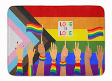 Load image into Gallery viewer, Gay Pride Parade Progress Pride Machine Washable Memory Foam Mat