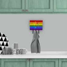 Load image into Gallery viewer, Gay Pride Peace Hands Leash or Key Holder