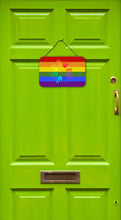 Load image into Gallery viewer, Gay Pride Love Hands Wall or Door Hanging Prints
