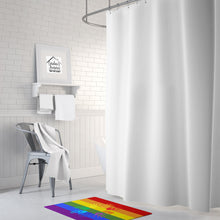 Load image into Gallery viewer, Gay Pride Love Hands Machine Washable Memory Foam Mat