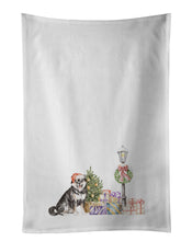 Load image into Gallery viewer, Shiba Inu Black and Tan Smiling White Kitchen Towel Set of 2