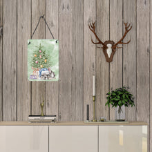 Load image into Gallery viewer, Christmas French Bulldog Black #1 Wall or Door Hanging Prints