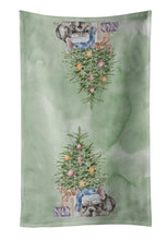 Load image into Gallery viewer, Christmas French Bulldog Black #1 Kitchen Towel