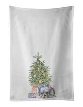 Load image into Gallery viewer, French Bulldog Black #1 Christmas Presents and Tree White Kitchen Towel Set of 2