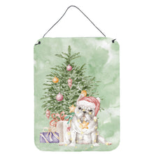 Load image into Gallery viewer, Christmas French Bulldog White Wall or Door Hanging Prints