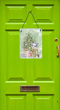Load image into Gallery viewer, Christmas Cardigan Corgi Blue Merle Wall or Door Hanging Prints