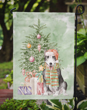 Load image into Gallery viewer, Christmas Bull Terrier Black Garden Flag – Decorative Outdoor Yard Flag