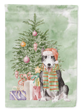 Load image into Gallery viewer, Christmas Bull Terrier Black Garden Flag – Decorative Outdoor Yard Flag