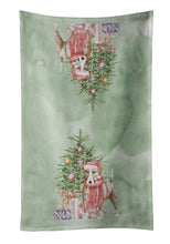 Load image into Gallery viewer, Christmas Bull Terrier Red Kitchen Towel