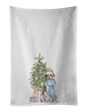 Load image into Gallery viewer, Australian Shepherd Christmas Presents and Tree White Kitchen Towel Set of 2