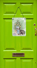 Load image into Gallery viewer, Christmas Dachshund Longhair Black Tan Wall or Door Hanging Prints