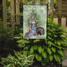 Load image into Gallery viewer, Christmas Dachshund Longhair Black Tan Garden Flag – Decorative Outdoor Yard Flag