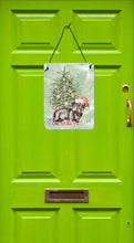 Load image into Gallery viewer, Christmas Dachshund Black Tan Puppy Wall or Door Hanging Prints