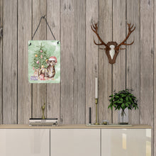 Load image into Gallery viewer, Christmas Dachshund Chocolate Tan Wall or Door Hanging Prints