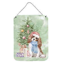 Load image into Gallery viewer, Christmas Cavalier Spaniel Bleheim Wall or Door Hanging Prints