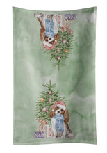 Load image into Gallery viewer, Christmas Cavalier Spaniel Bleheim Kitchen Towel