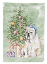 Load image into Gallery viewer, Christmas English Bulldog Garden Flag – Decorative Outdoor Yard Flag