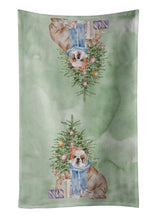 Load image into Gallery viewer, Christmas English Bulldog #2 Kitchen Towel