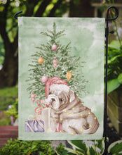 Load image into Gallery viewer, Christmas English Bulldog Puppy Garden Flag – Decorative Outdoor Yard Flag