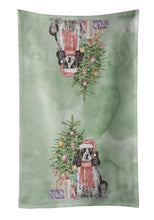 Load image into Gallery viewer, Christmas English Cocker Spaniel Black Parti Kitchen Towel