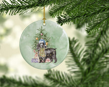 Load image into Gallery viewer, Christmas English Cocker Spaniel Black Ornament - Round Ceramic Ornament – Artist-Designed Keepsake Decoration