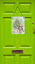 Load image into Gallery viewer, Christmas Basset Hound Puppy Wall or Door Hanging Prints