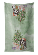Load image into Gallery viewer, Christmas Basset Hound Puppy Kitchen Towel